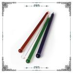 6.8 Inch Straight Colorful Glass Dabber Mixed Color Stick Shaped Dabber