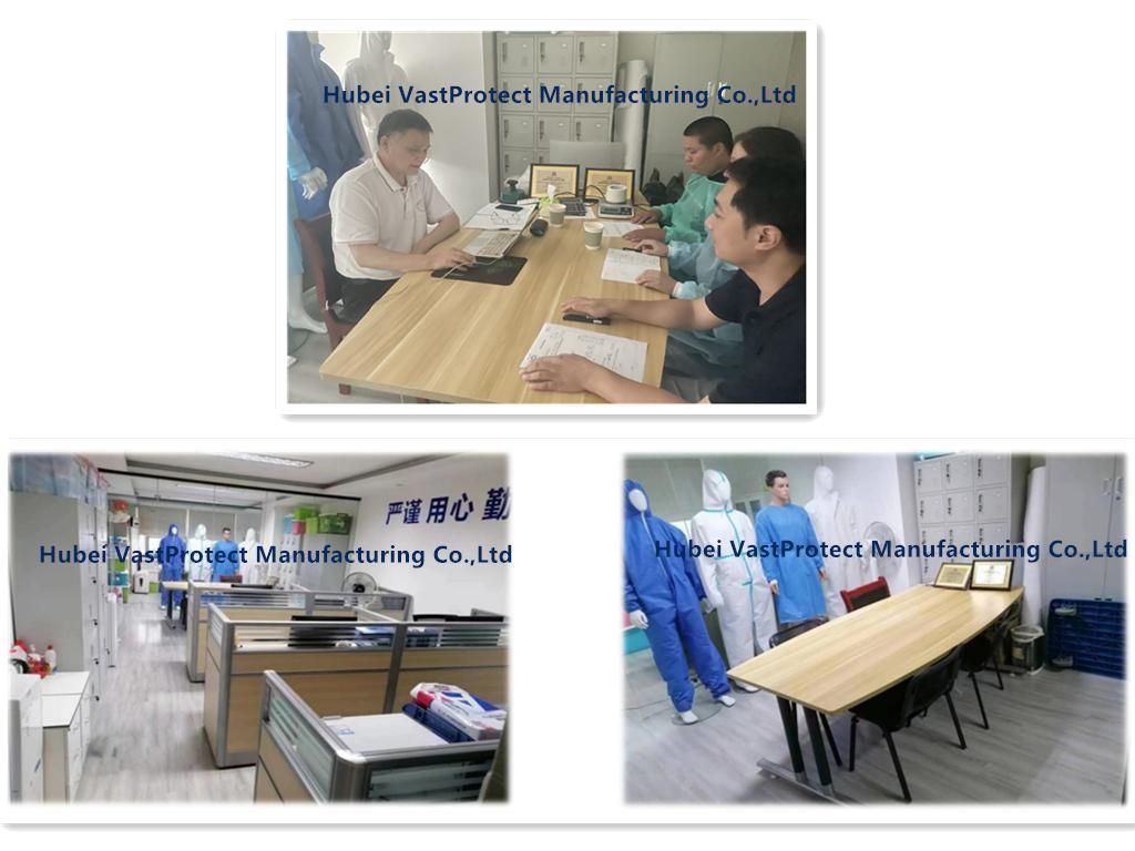 Industrial Safety Protective Standard Jacket Visitor Laboratory Coat Micro-Porous SMS Polypropylene Non-Woven PP Disposable Lab Coat