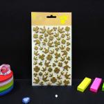 Customized Glitter Vinyl Stickers 1.5mm Puffy Letter Stickers