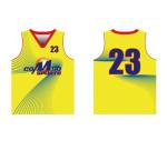 4XL Single Custom Basketball Jersey , Sublimation Men'S Basketball T Shirt