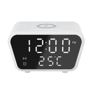 Wholesale Digital 15W Alarm Clock Wireless Charger With Temperature Display from china suppliers