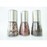 Buy cheap Reusable Refillable Condiments Glass Bottle Satinless Steel Lid Seasoning Grinder from wholesalers