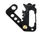 74*35*6MM Precision Sandblasting 420 Stainless Steel Mini Multi-Purpose EDC Tool