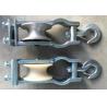 Buy cheap 0.5T- 2T Dual Purpose Wire Rope Pulley Block , Aerial Cable Rope Pulley Block from wholesalers