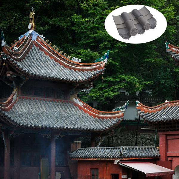 Buy cheap Antique Matt Chinese Clay Roof Tiles Heatproof from wholesalers