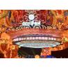 Buy cheap Interactive Colorful Chinese Style Lantern Display Outdoor Handmade Steel Frame from wholesalers