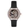 Buy cheap Luxury Leather Strap Quartz Watch Inlaid With A Large Number Of Zircon Jewelry from wholesalers