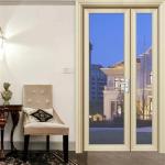 Villa White Aluminum Frame Hinged Screen Door Corrosion Protection Windproof