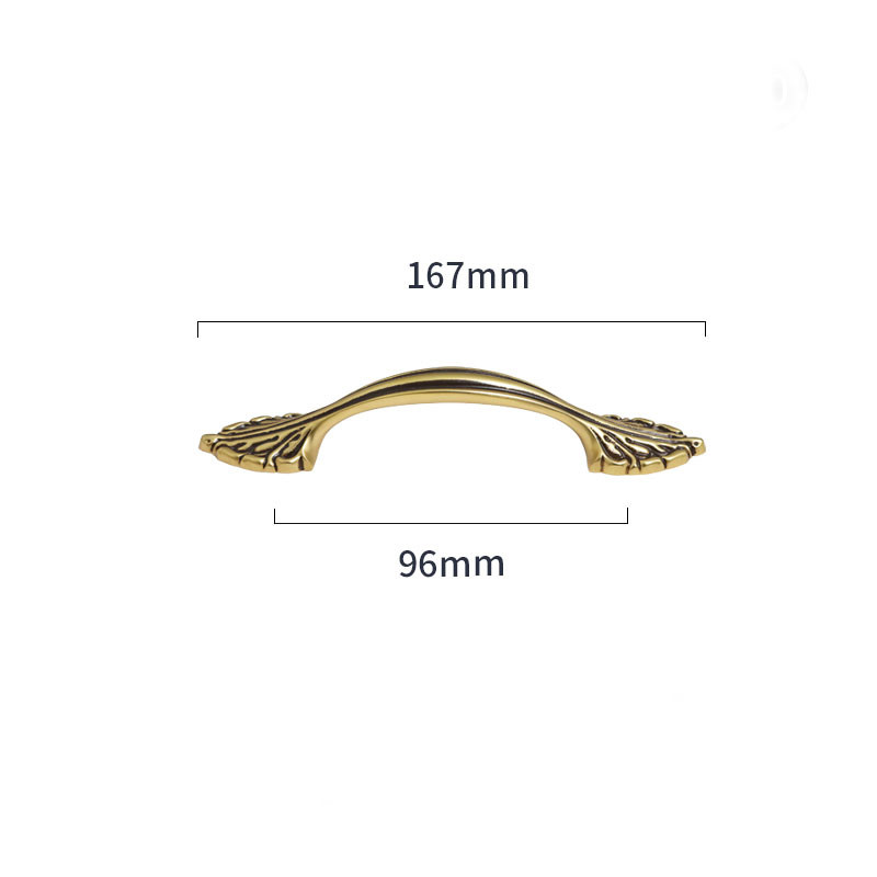 Furniture 167*37mm Brass Cabinet Pull Handles Cabinet Accessories