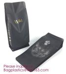 Custom Printing Aluminum Foil Flat Bottom Pouch Bag Wholesale Square Bottom