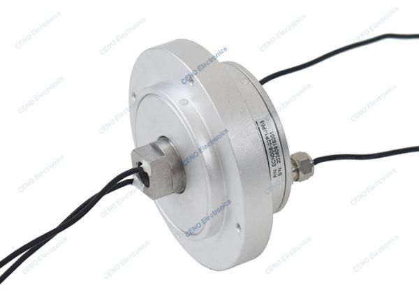 IP68 Waterproof Slip Ring with Through Hole ID08mm Housing Material Aluminum