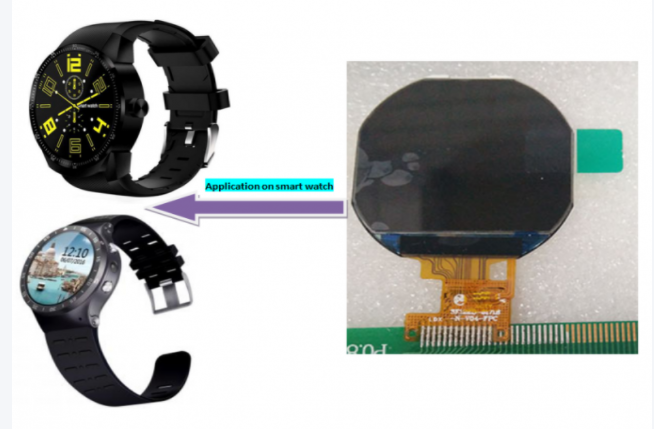 1.22 Inch Round TFT LCD Screen for Smart Watch