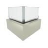 Buy cheap Tempered Glass Aluminium U Channel Profiles For 10mm Glass Railing from wholesalers