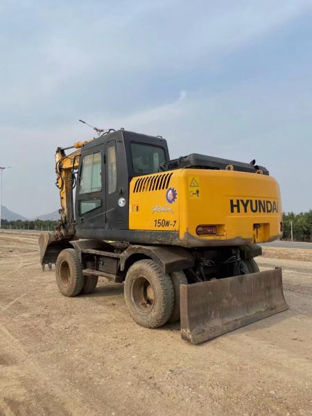 Buy cheap Hyundai 150W-7 Second Hand Excavator With 84KW Engine Power And 135000KG Operating Weight from wholesalers