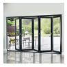Buy cheap Workshop Heat Insulation K Value ≤2.1 Thermal Break Black Aluminium Alloy Bi-Fold Doors from wholesalers