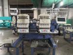 15 Needles Two Head 3D Hat Embroidery Machine Emb. Area 500 X 450mm