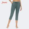 Buy cheap High Waist Lulu Yoga Jogger Pants 250gsm Yoga Capri Leggings With Pocket from wholesalers