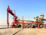 Buy cheap 1500t/H Screw Ship Unloader 30 Degree Inner Swing And 40 Degree Outer Swing from wholesalers