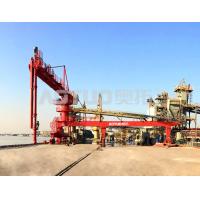 Buy cheap 1500t/H Screw Ship Unloader 30 Degree Inner Swing And 40 Degree Outer Swing product