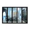 Buy cheap New Design Anti Pinch Hand Aluminum Sliding Door Bifold Brown Glass from wholesalers