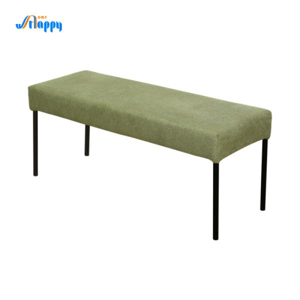 Buy cheap Modern Design Green Fabric Bench No Overturning With Metal Base Dc-7555 from wholesalers