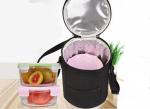 Round Insulated reusable custom cooler bag aluminium foil lunch bags