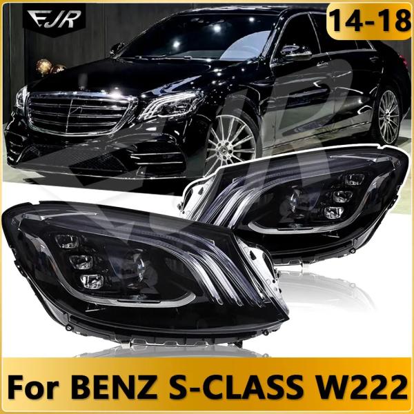Buy cheap LED Headlights Assembly For Mercedes Benz S Class W222 14-18 Modified Maybach Front Head Light Drl Flowing Turn S65 S63 from wholesalers