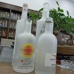 Extra Flint Frosted Vodka 700ml 750ml 1000ml Glass Bottle Rubber Stopper Sealing