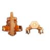 Buy cheap Brass Color Coffin Parts Funeral Casket Decoration Sun And Star Pattern PP New Material from wholesalers