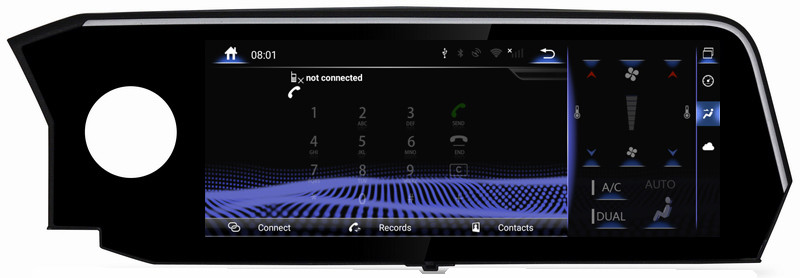 Ouchuangbo car radio gps wifi bluetooth for Lexus ES ES200 ES300h ES260 XV70 2018 support android 9.0 OS 8 Core CPU