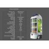 Buy cheap Automatic Charging Humanoid AI Hotel Delivery Robot Room Service Visible Bins from wholesalers