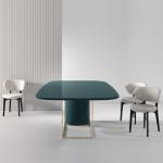 Smooth Edges ODM Stainless Steel Dining Table For Living Room