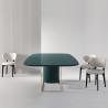 Buy cheap Smooth Edges ODM Stainless Steel Dining Table For Living Room from wholesalers