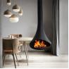 Buy cheap Hanging Fireplace Indoor Suspended Wood Buning Fireplace And Bioethanol fireplace from wholesalers