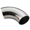Buy cheap AISI 201 304 316 Mirror Satin Inox Pipe Connector 1 1/2'' 38.1mm OD Stainless Steel Railing Elbow 98mm 120mm Arc from wholesalers