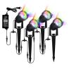 Buy cheap Smart IP65 Outdoor Waterproof RGB LED Light 4 In 1 Landscape Garden LED Spike Light from wholesalers