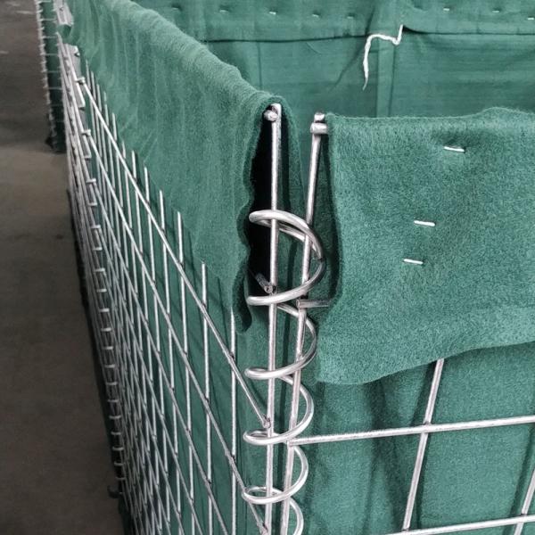 Collapsible Wire Mesh Container And Heavy Duty Fabric Liner Defensive Bastion