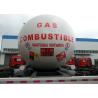 Buy cheap 50 m3 Tank Semi Trailer For Liquid Petrol Gas , Butane , Propane Transport from wholesalers