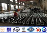 ASTM A123 Utility Power Poles Galvanization And Color Polyester Coating