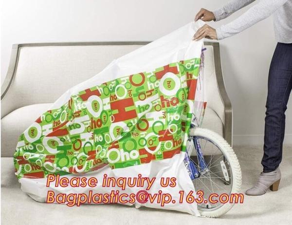 Buy cheap Merry Christmas Santa Claus Pattern Jumbo Bicycle / Bike Sack Gift Bag For Children 60 X 72 inch,Sacks For Extra Large P from wholesalers