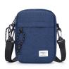 Buy cheap Fashion Men's Small Shoulder Bags Black Handbag Travel Wallet Mini Crossbody Bag Passport Clip Mobile Purse Strap Neck Pouch from wholesalers