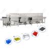 Buy cheap High Spray Washing Cleaning Machine For Plastic Turnover Basket Trays Egg Tray Crate Washer Tunnel from wholesalers