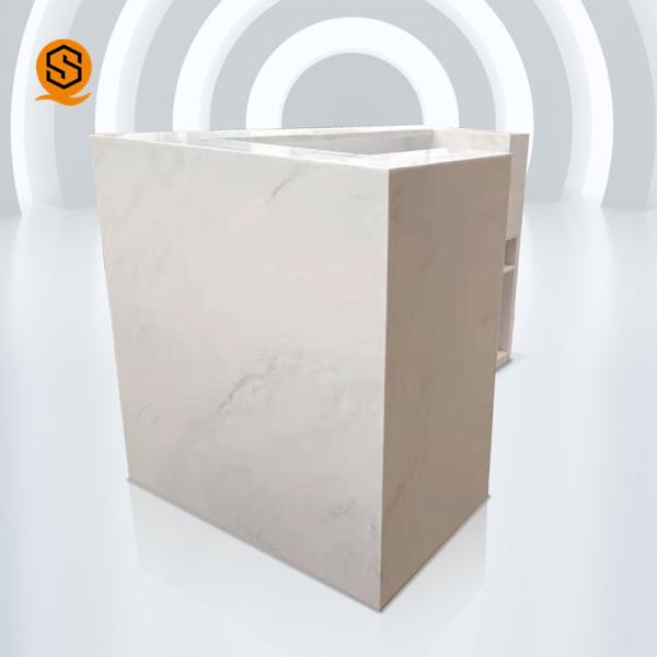 Quality Stick Seamless Solid Surface Reception Counter ISO9001 Repairable for sale