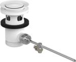 Chrome Black Waste Set Pop Up For Basin Mixer And Bidet Mixers White