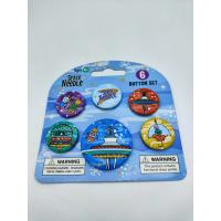 Buy cheap Tinplate Custom Metal Pin Badges Space Needle Shape Safty Back Side product