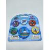 Buy cheap Tinplate Custom Metal Pin Badges Space Needle Shape Safty Back Side from wholesalers