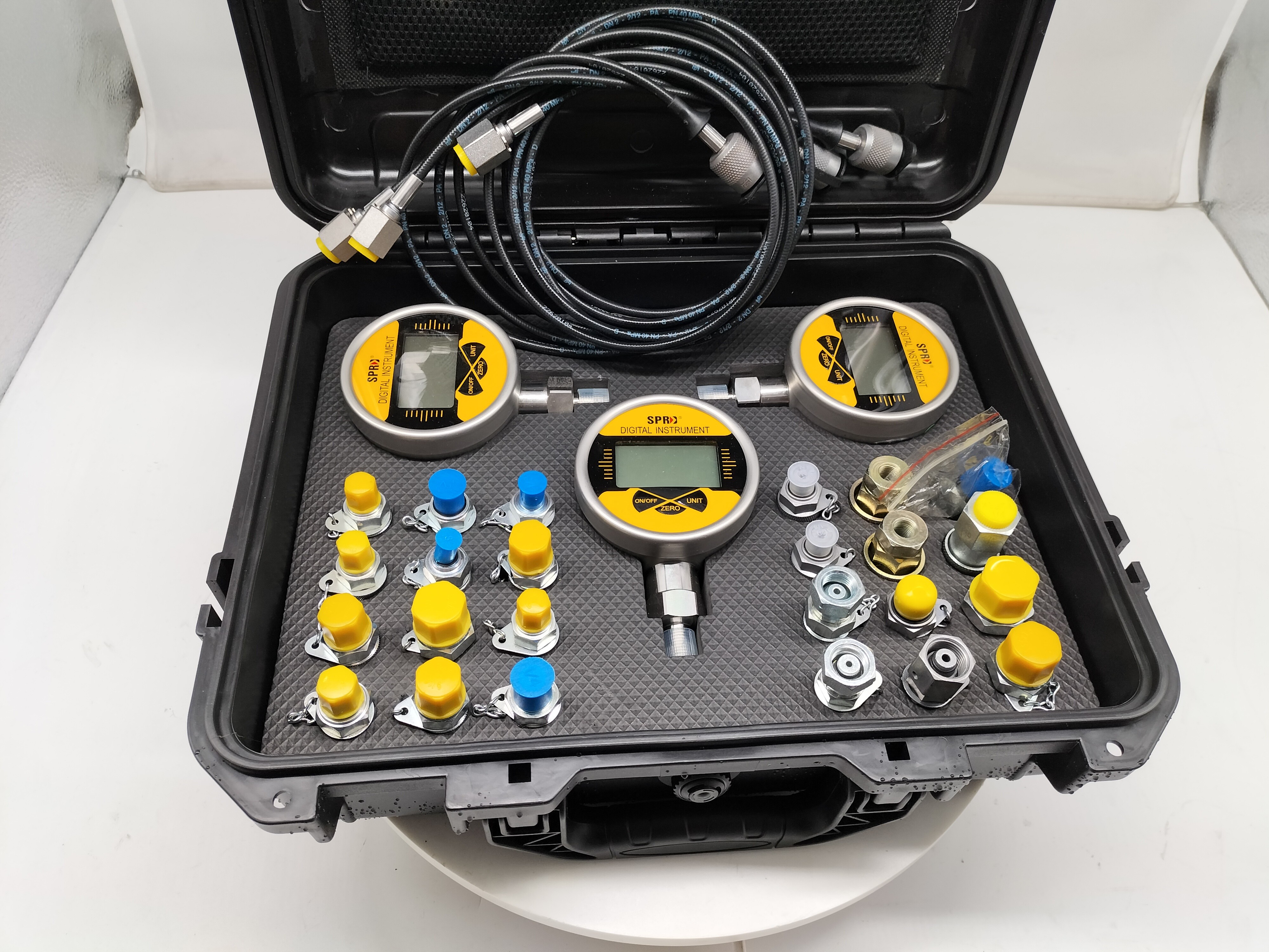60MPa Pressure Gauges Hydraulic Breaker Hammer Hydraulic Pressure Test Kit XZTK-70MD