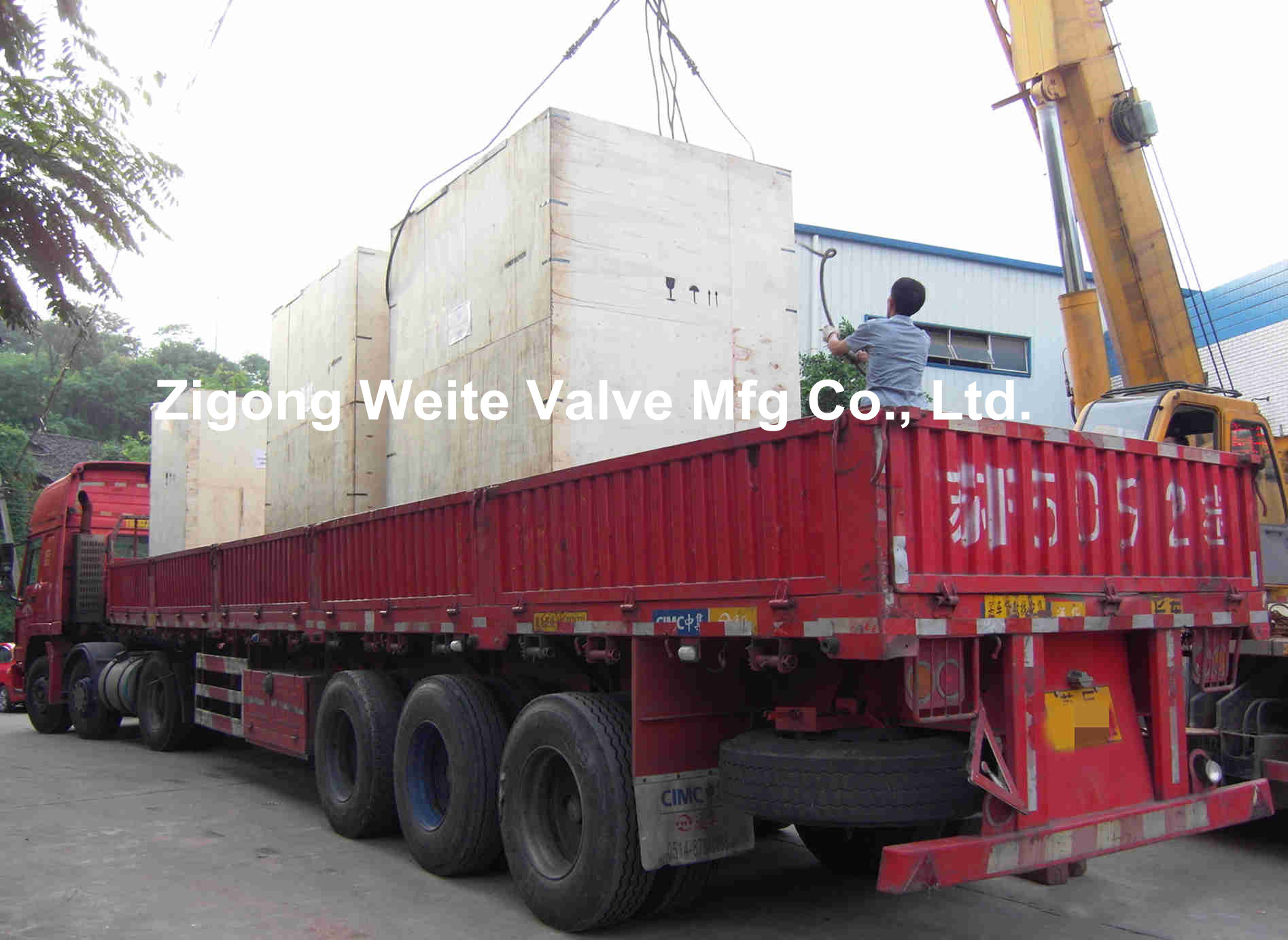 36'' WCB Gear Operated Ball Valve Horizontal Installation Class 600 Large Diameter