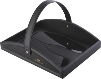 Buy cheap Shoe Basket Hotel Leather Products With Handle Delicate Stitches from wholesalers