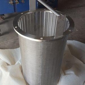 Stainless Steel Wedge Wire Screen 7-10 Mm High Strength Filtration Aperture 25